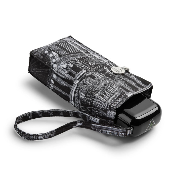 Женский мини (карманный) зонт Fulton L501 Tiny-2 London Sketch (Лондонский эскиз)
