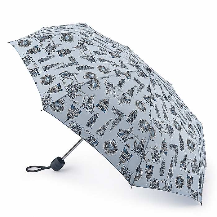 Жіноча парасолька Fulton Stowaway-24 G701 London Landmarks (Визначні пам'ятки Лондона)