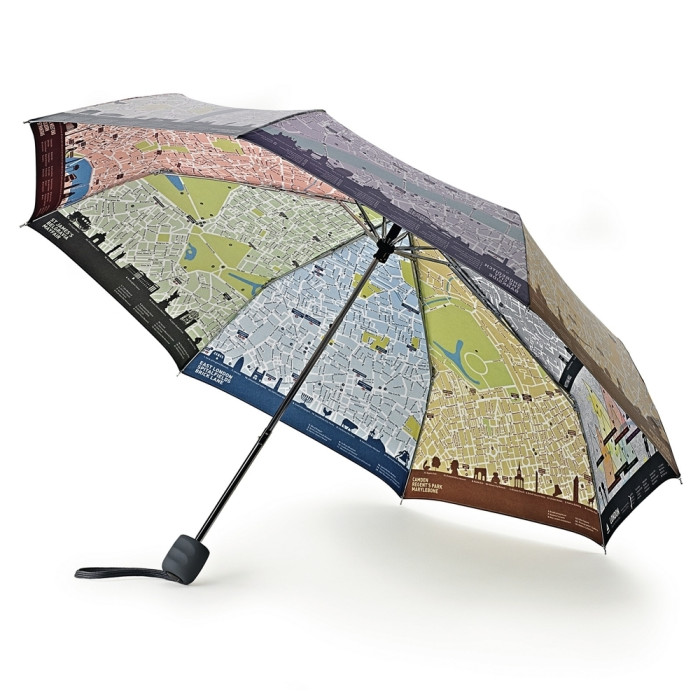 Женский зонт Fulton Brollymap L761 London Map (Карта Лондона)