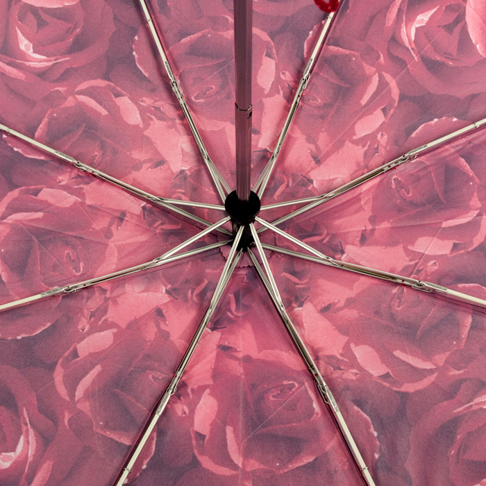 Женский зонт Fulton Open & Close-4 L346 - Photo Rose Red (Красные розы)