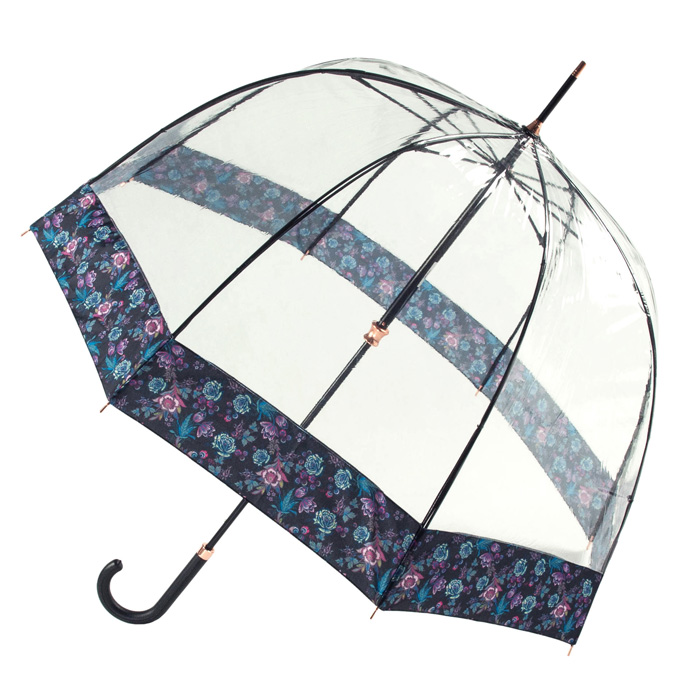 Женский зонт Fulton Birdcage-2 Luxe L866 Luminous Floral (Светящиеся цветы)