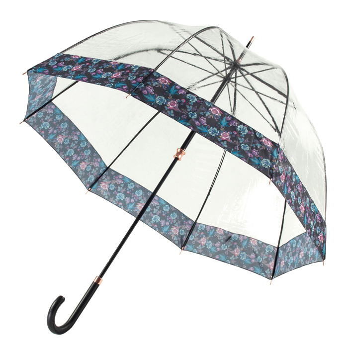 Женский зонт Fulton Birdcage-2 Luxe L866 Luminous Floral (Светящиеся цветы)