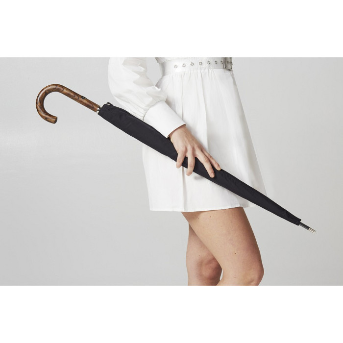 Женский зонт-трость Fulton Hampstead-1 L893 - Black (Черный)