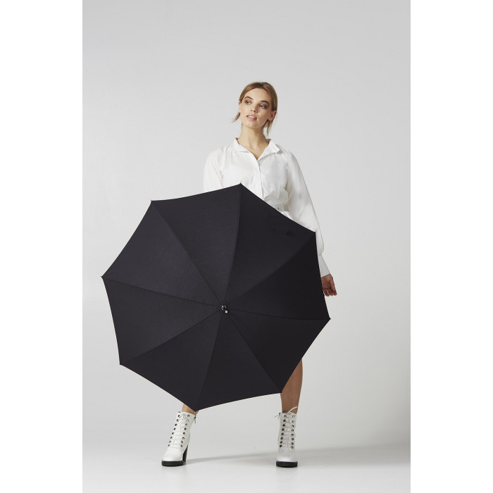 Женский зонт-трость Fulton Hampstead-1 L893 - Black (Черный)