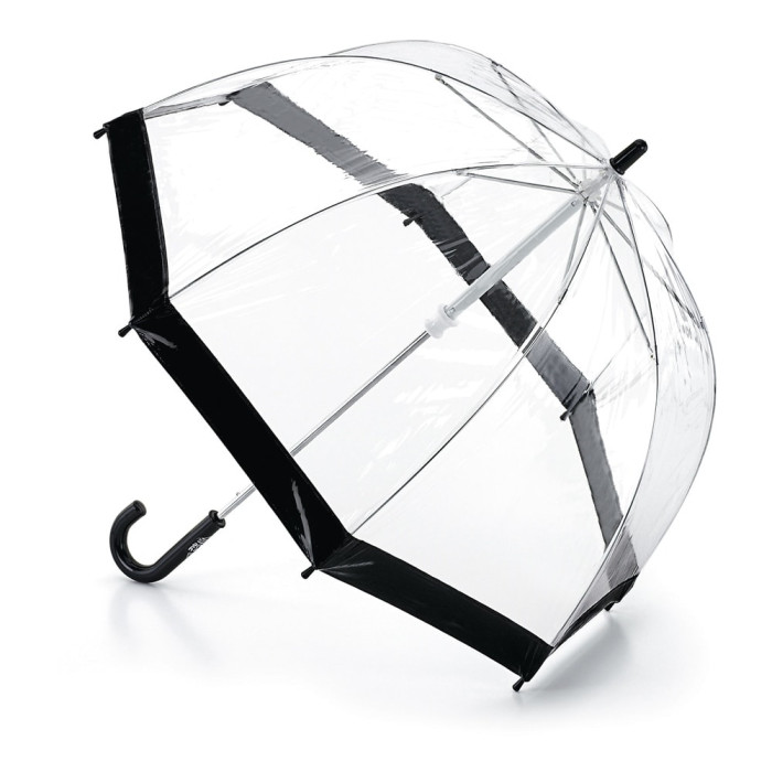 Дитяча парасолька-тростина прозора Fulton Funbrella-2 C603 Black (Чорний)