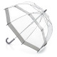 Детский зонт-трость прозрачный Fulton Funbrella-2 C603 Silver (Серебряный)