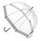 Дитяча парасолька-тростина прозора Fulton Funbrella-2 C603 Silver (Срібний)